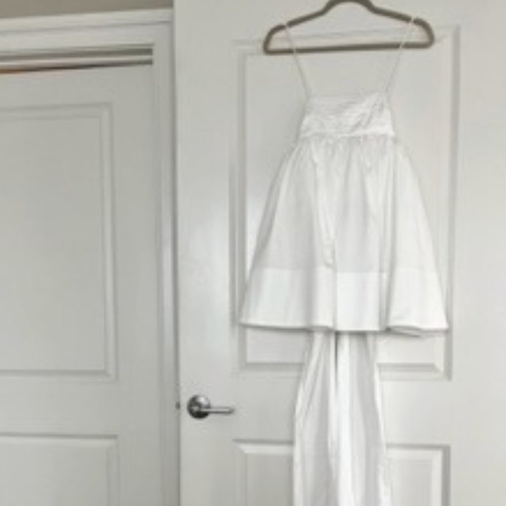 Aje Cantina Mini Bow Back Dress